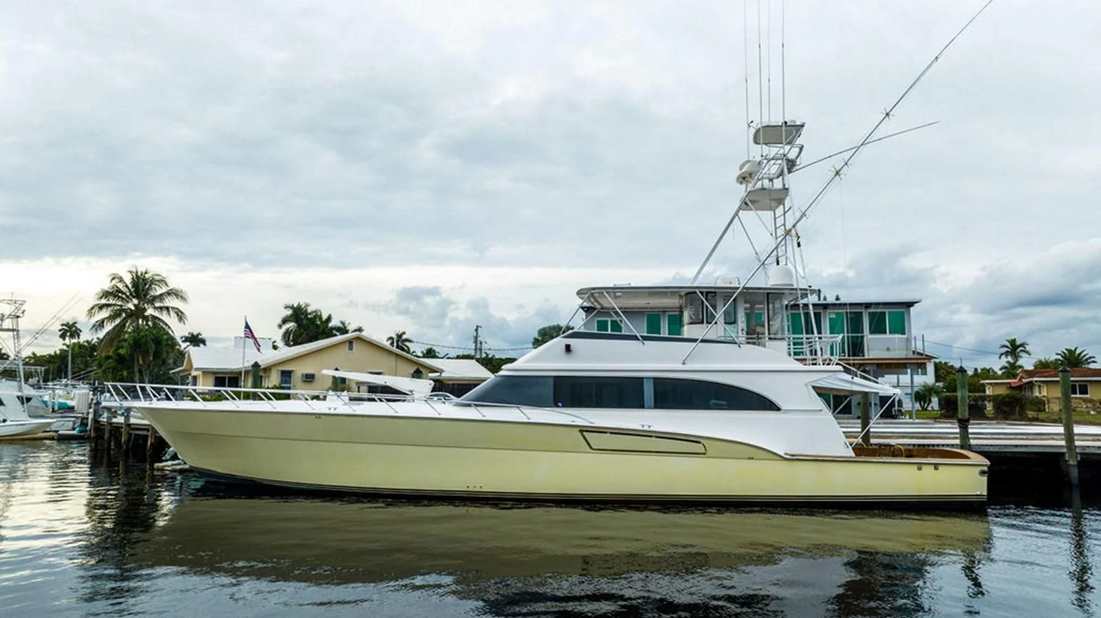 a boat in the water aboard COURTNEY ANNE Yacht for Sale