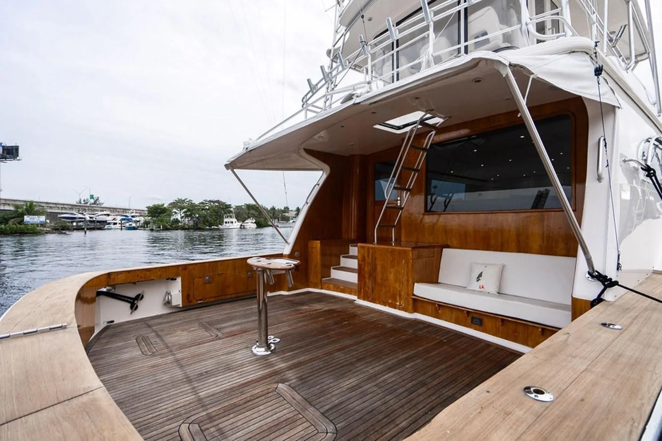 a boat on a body of water aboard COURTNEY ANNE Yacht for Sale