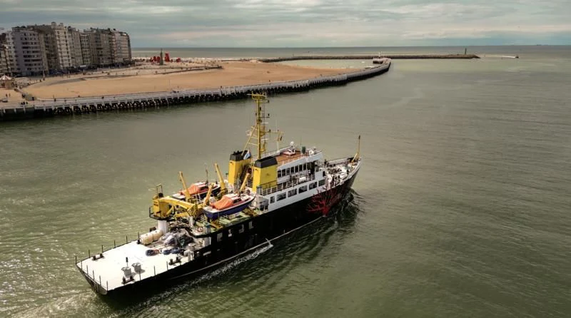 a ship in the water aboard TE STREEP Yacht for Sale