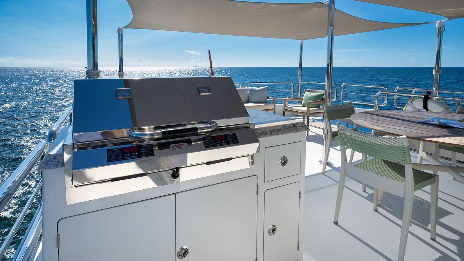 a boat on the water aboard SEA N SEA Yacht for Sale