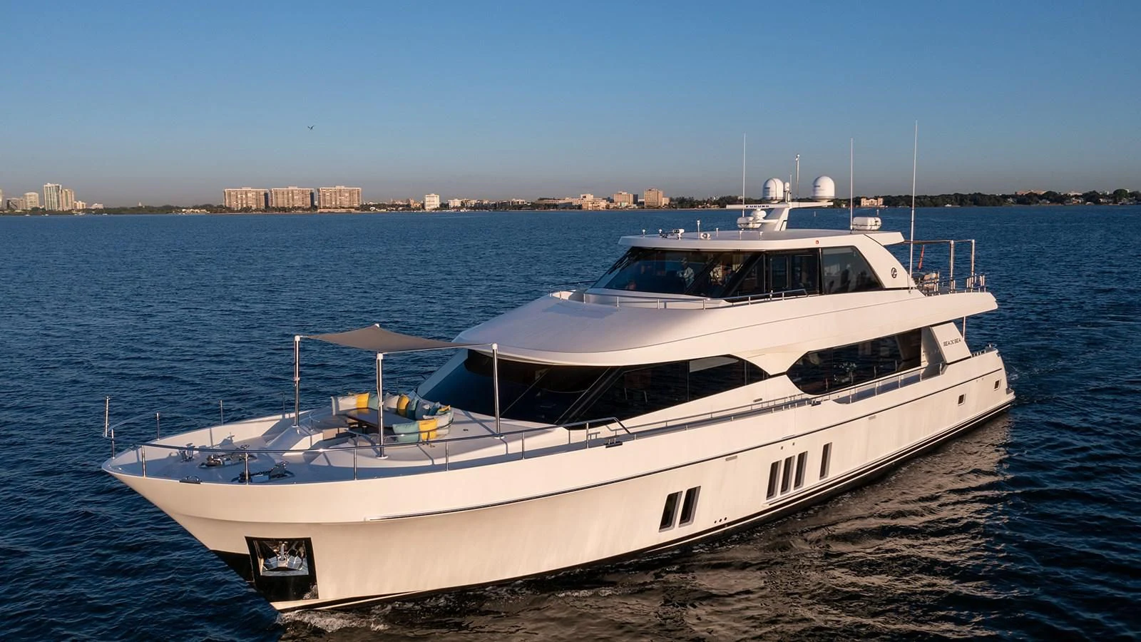 a boat on the water aboard SEA N SEA Yacht for Sale