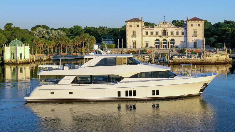 a boat on the water aboard SEA N SEA Yacht for Sale
