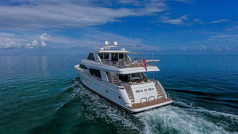 a boat in the water aboard SEA N SEA Yacht for Sale