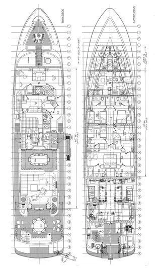 a few metal towers aboard ADVENTURER Yacht for Sale