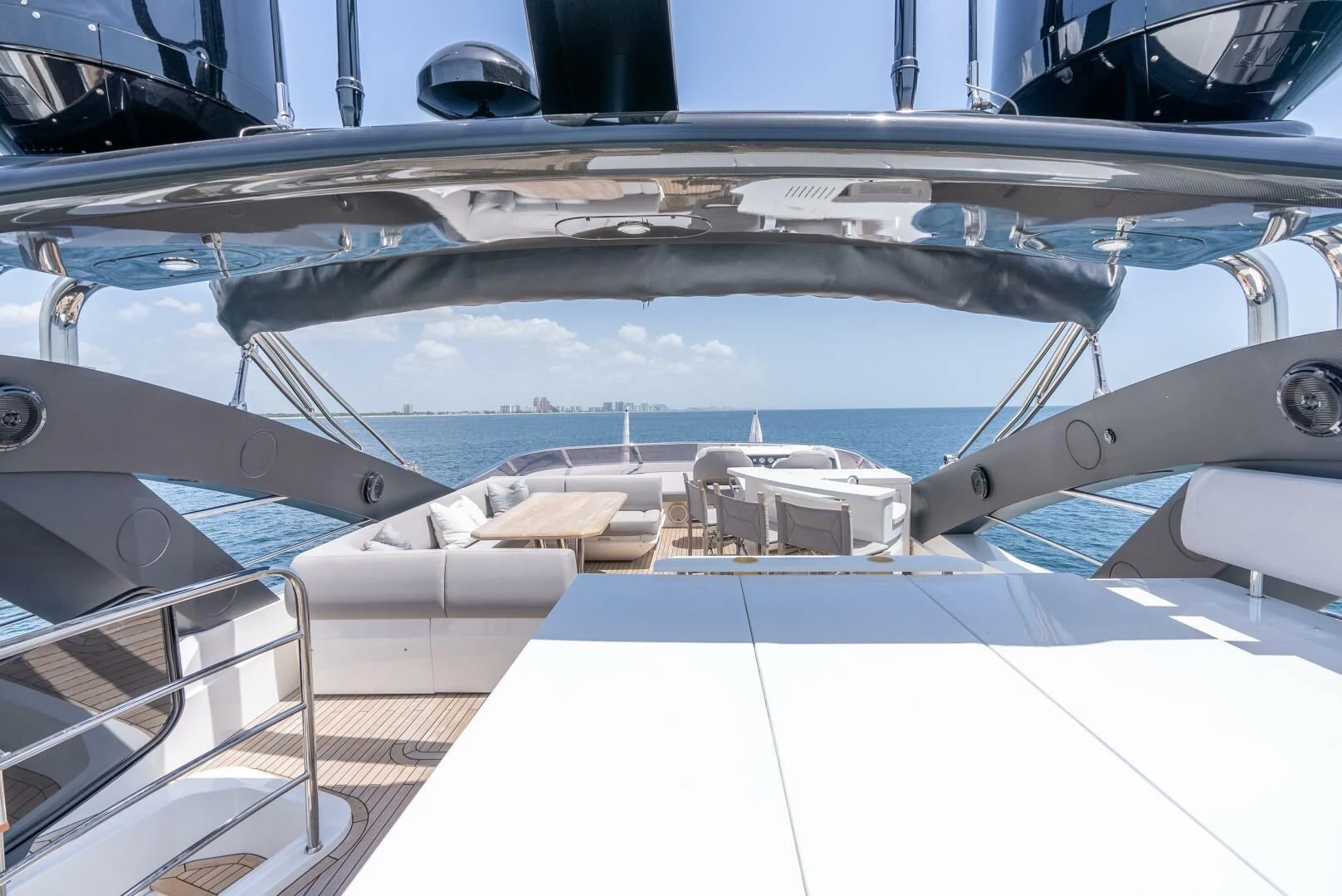 the inside of a boat aboard F5 Yacht for Sale