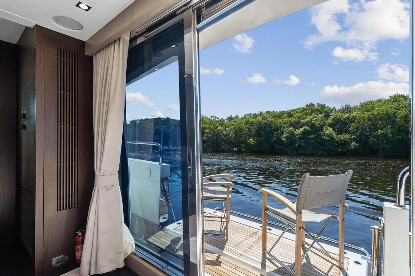 a boat on the water aboard F5 Yacht for Sale