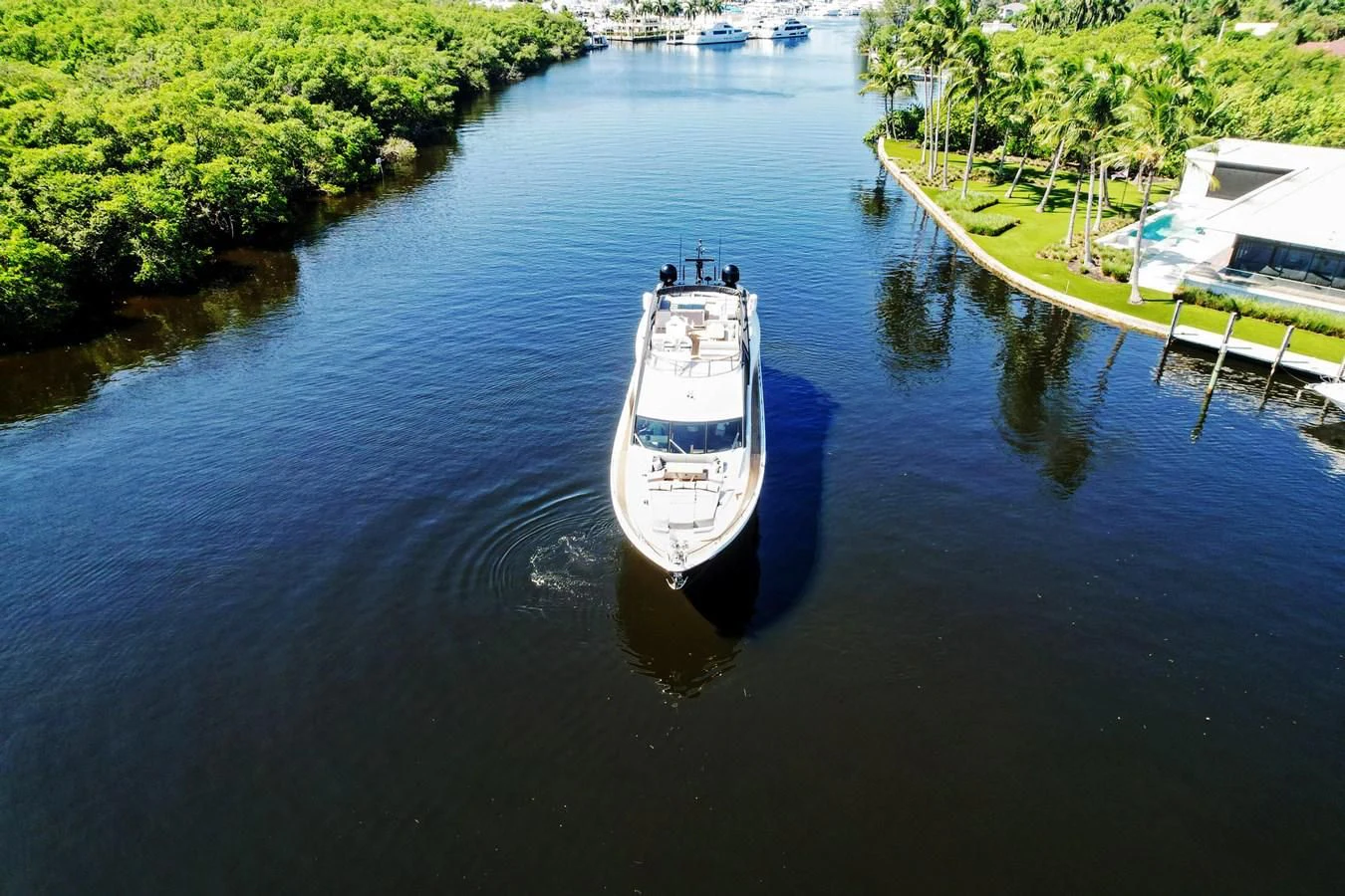 a boat on the water aboard F5 Yacht for Sale