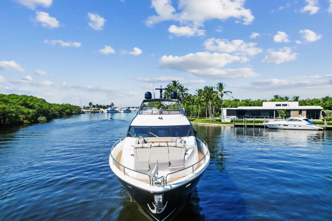 a boat in the water aboard F5 Yacht for Sale