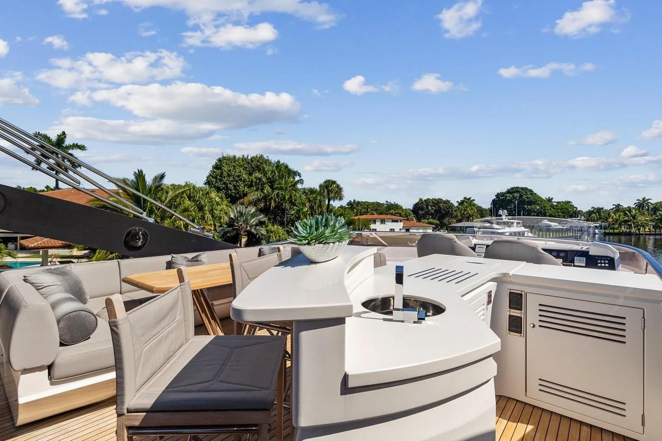 a boat on the water aboard F5 Yacht for Sale