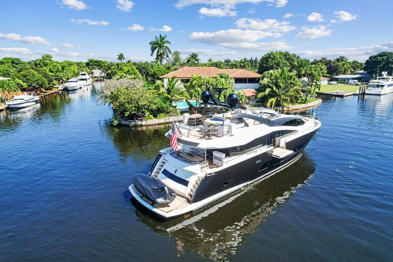 a boat on the water aboard F5 Yacht for Sale