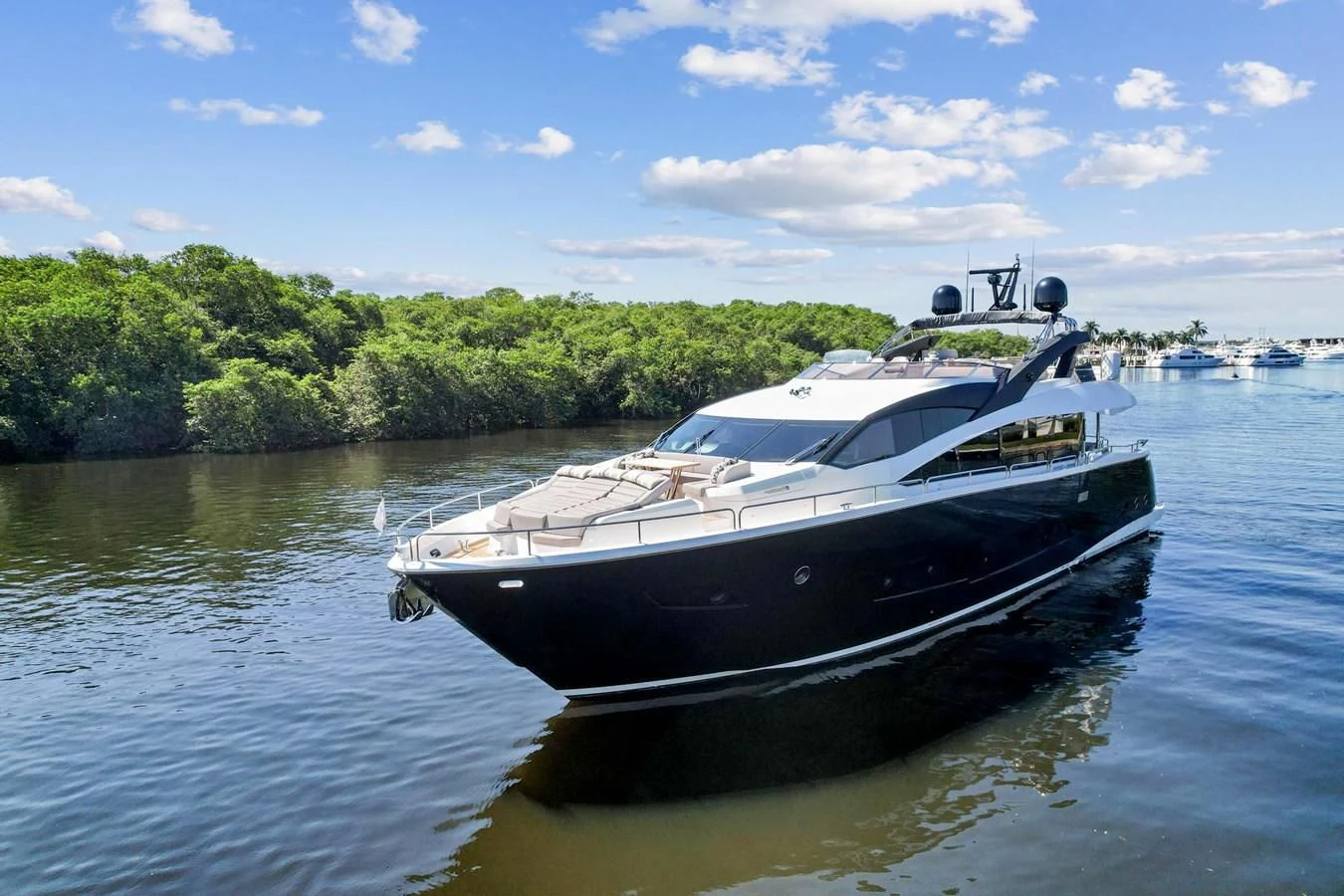 a boat on the water aboard F5 Yacht for Sale