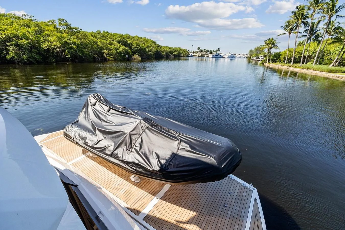 a boat on the water aboard F5 Yacht for Sale