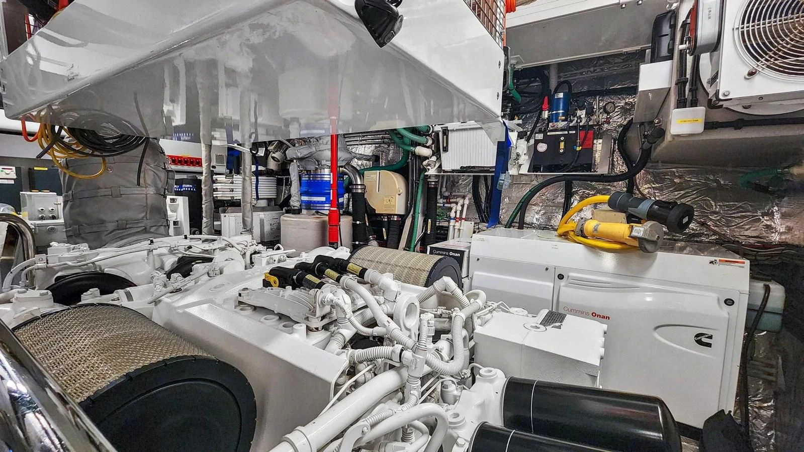 a machine with wires aboard F5 Yacht for Sale