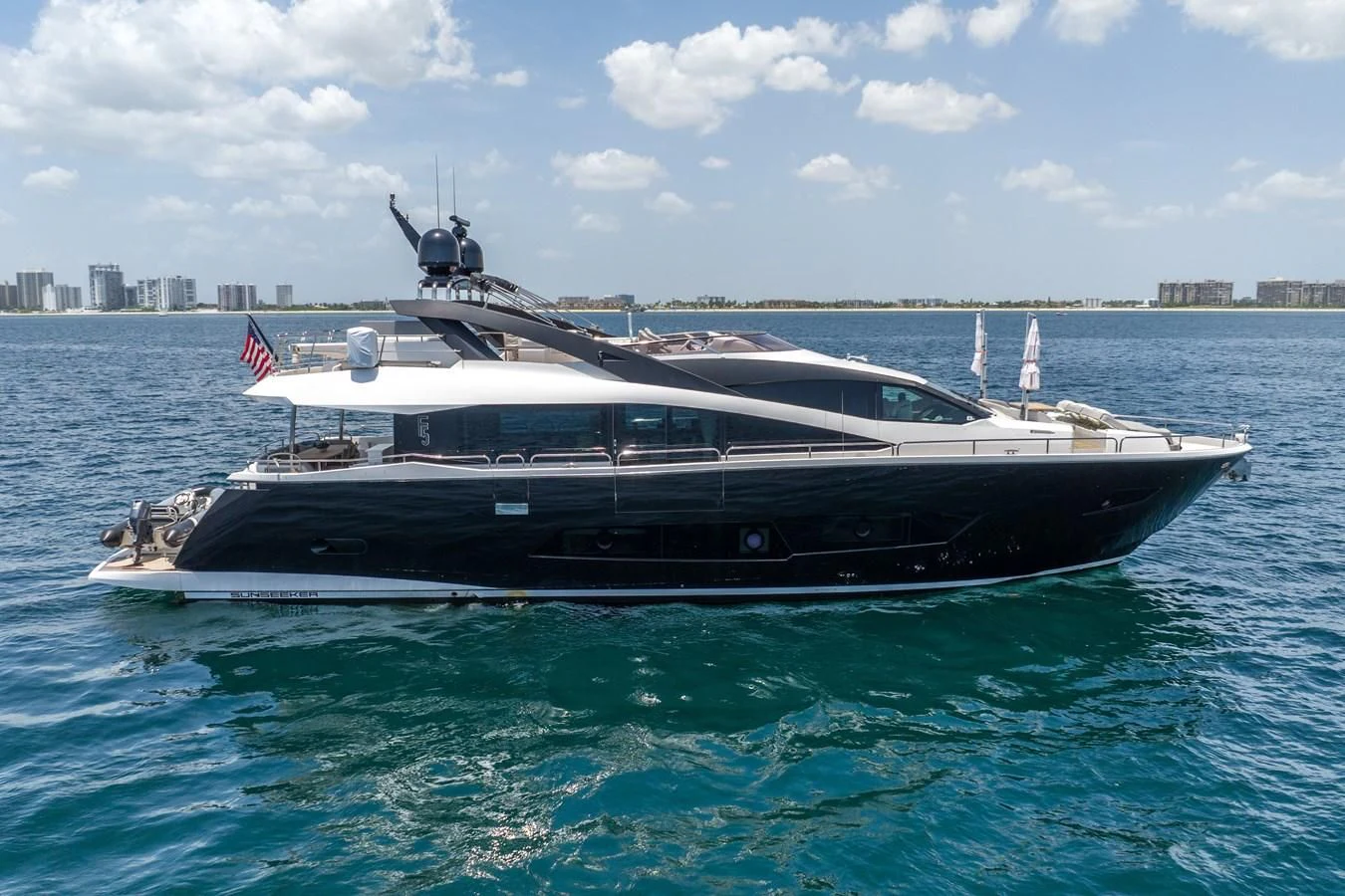 a boat in the water aboard F5 Yacht for Sale