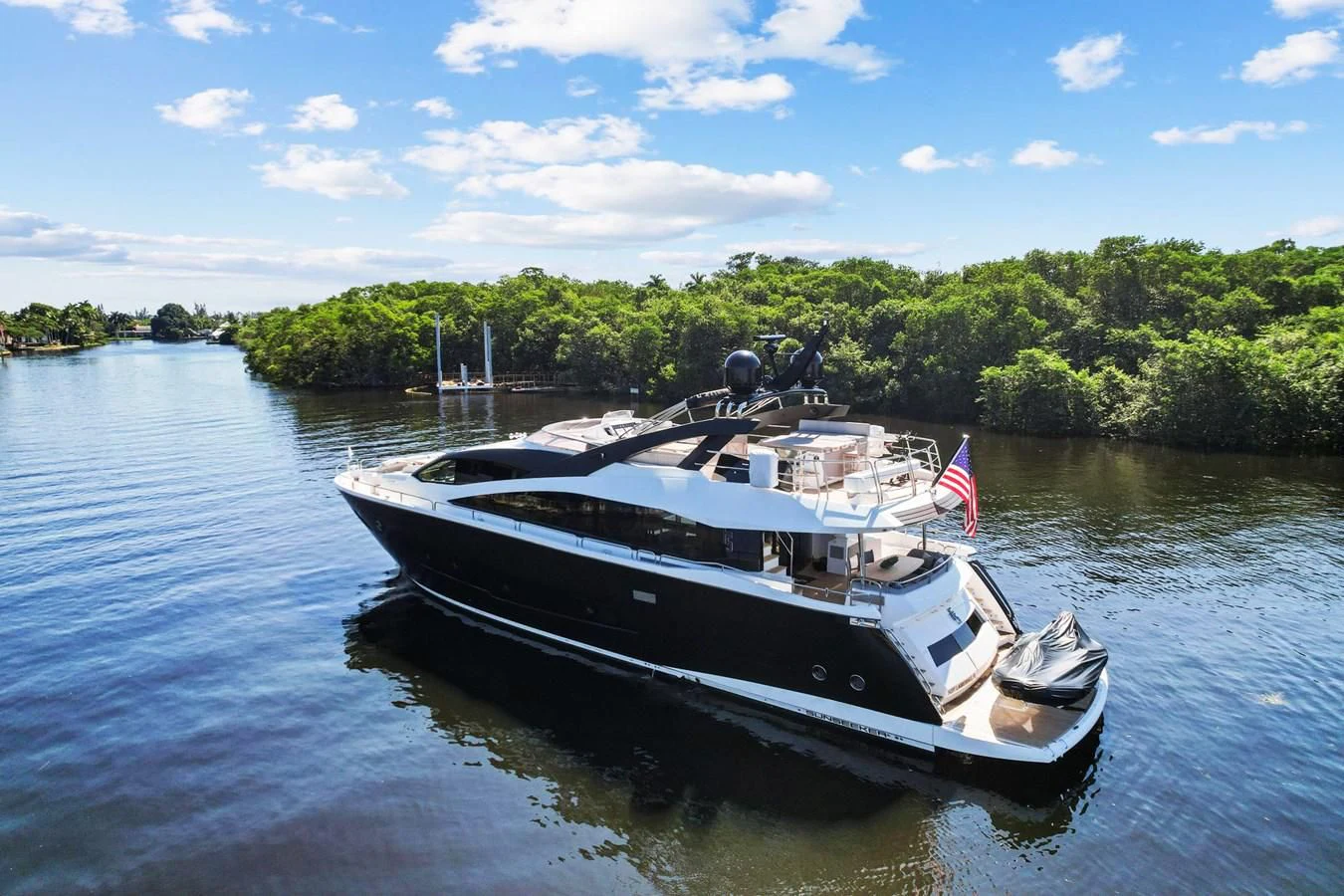 a boat on the water aboard F5 Yacht for Sale