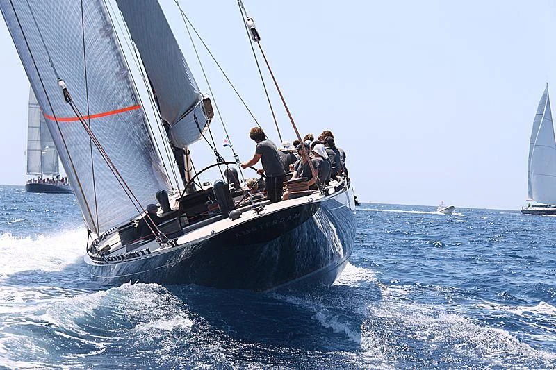 a group of people sailing on a boat aboard GIO Yacht for Sale