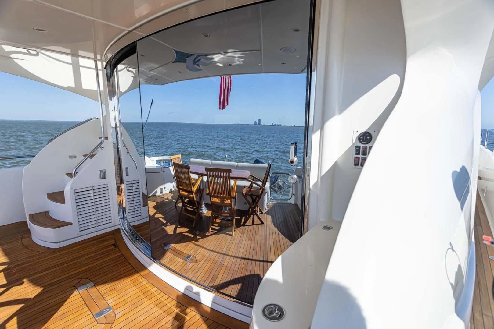 a boat on the water aboard DECKED OUT Yacht for Sale