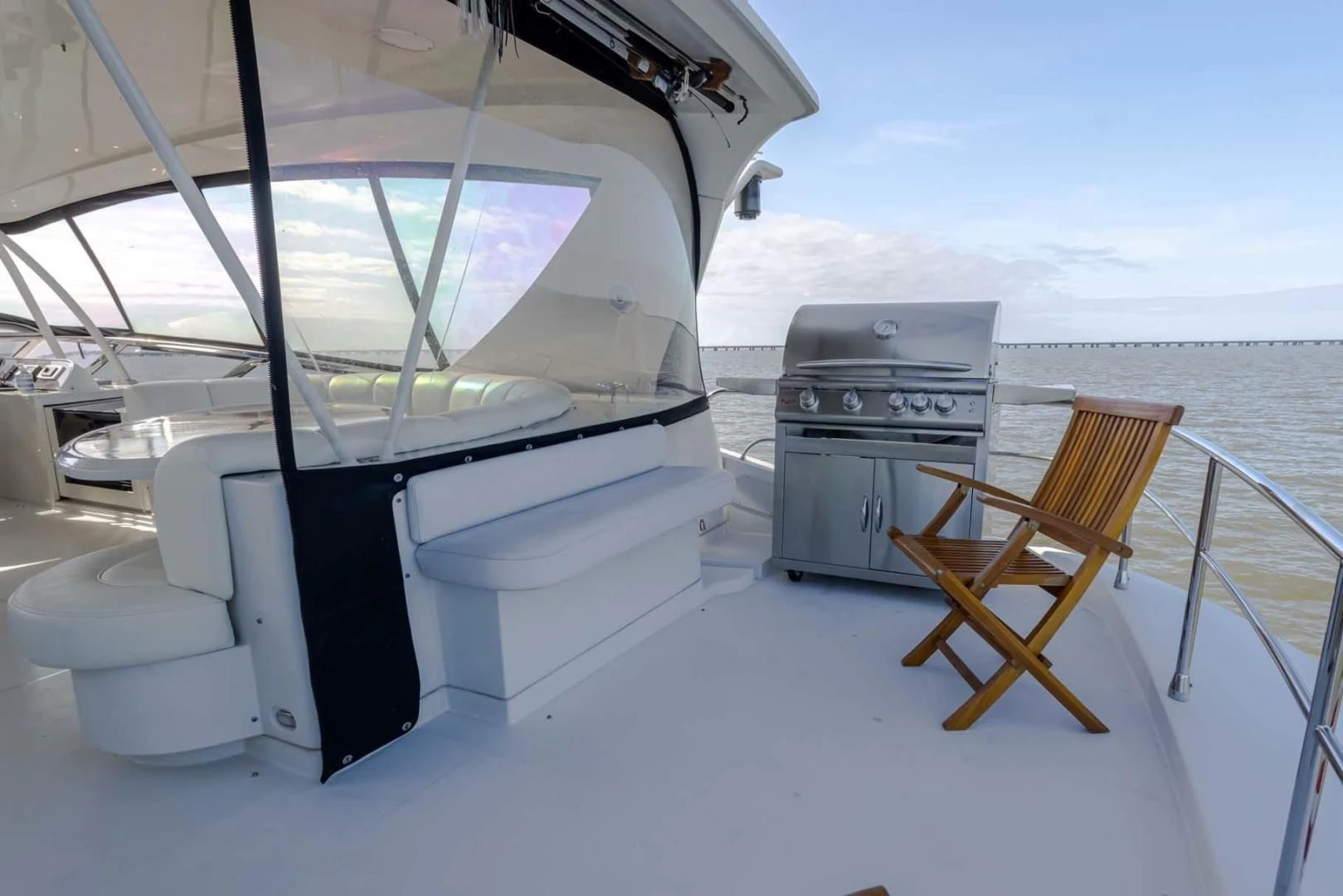 a boat on the water aboard DECKED OUT Yacht for Sale