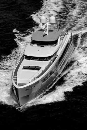 a boat on the water aboard DELTA ONE Yacht for Charter