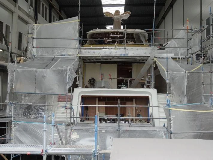 a large machine in a factory aboard DELTA ONE Yacht for Charter