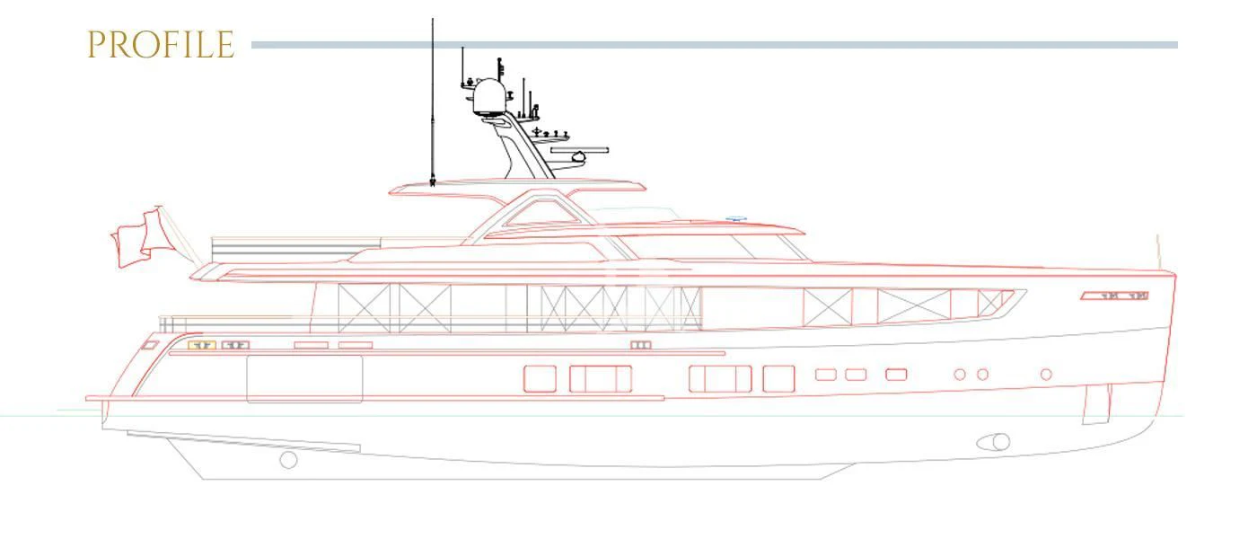 diagram aboard DELTA ONE Yacht for Charter