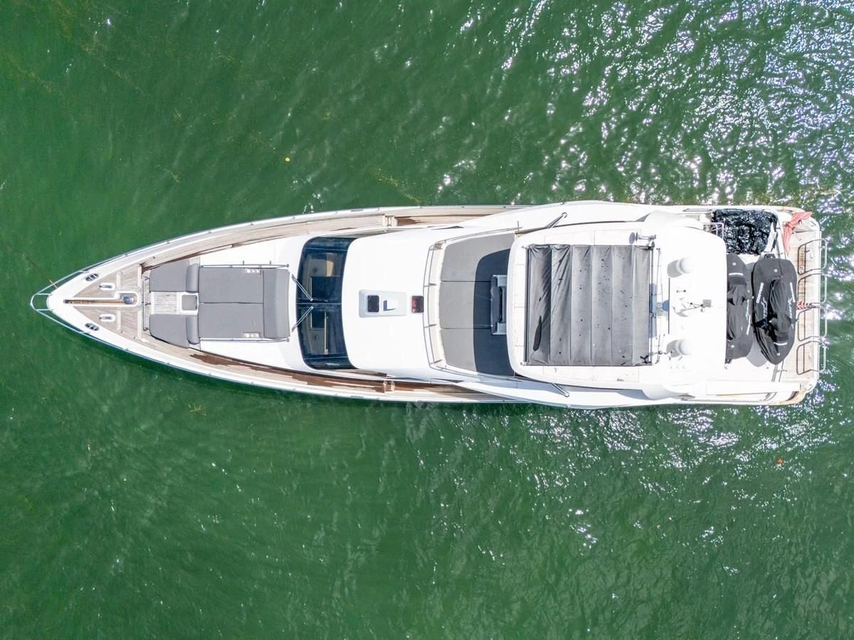 a boat in the water aboard AICON 85 Yacht for Sale