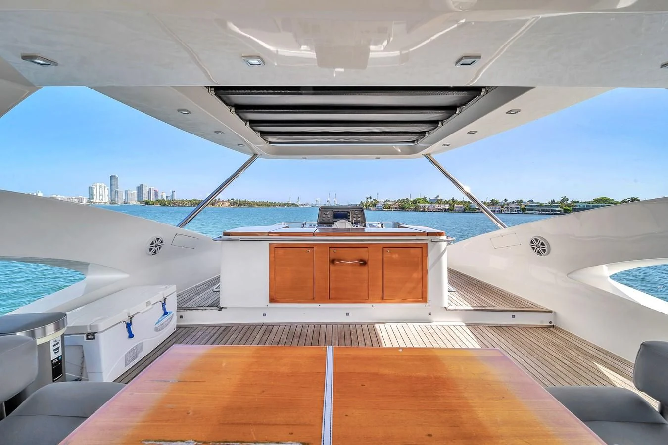 a boat on the water aboard AICON 85 Yacht for Sale