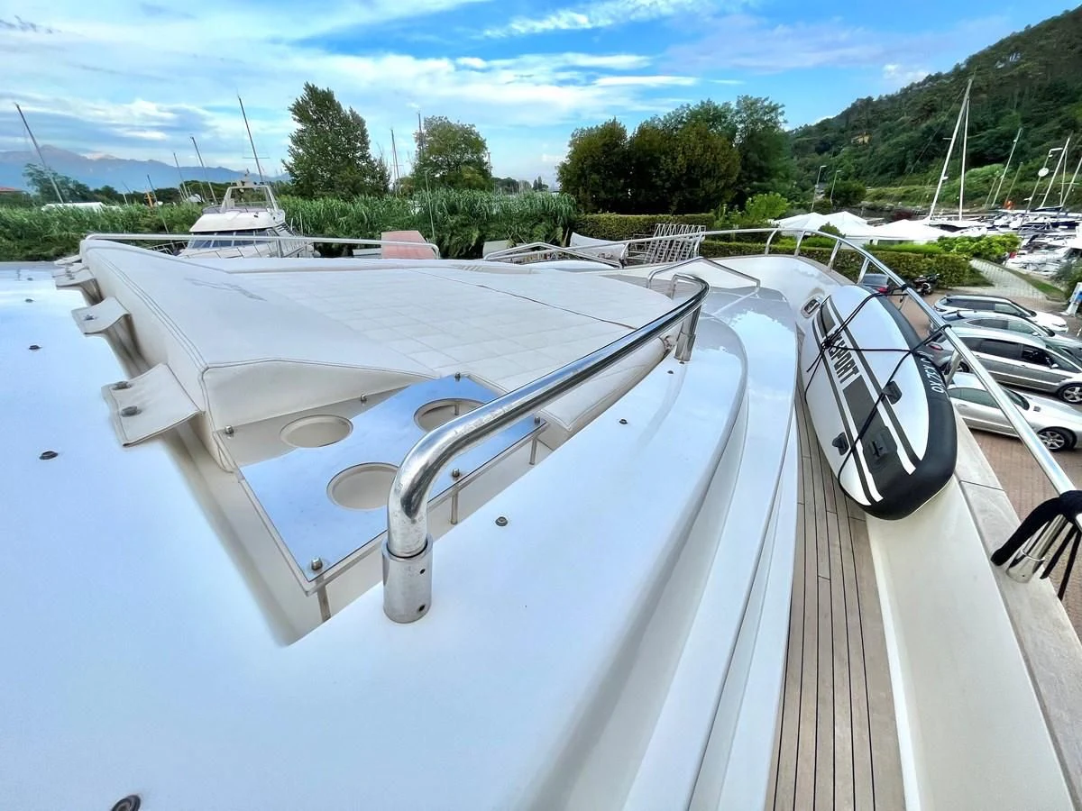 a boat on the water aboard AICON 85 Yacht for Sale