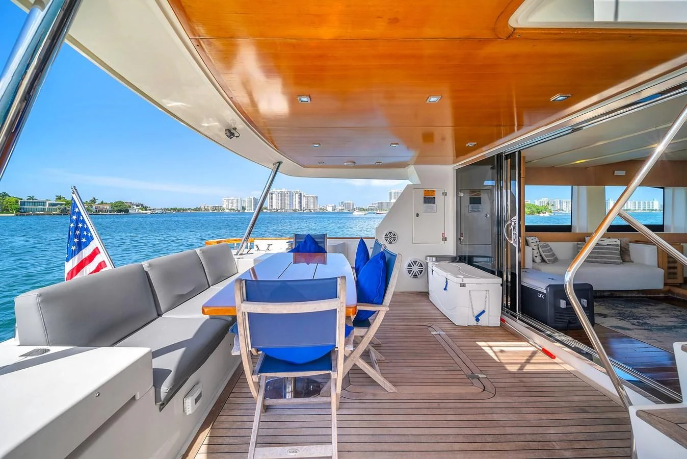 a boat on the water aboard AICON 85 Yacht for Sale