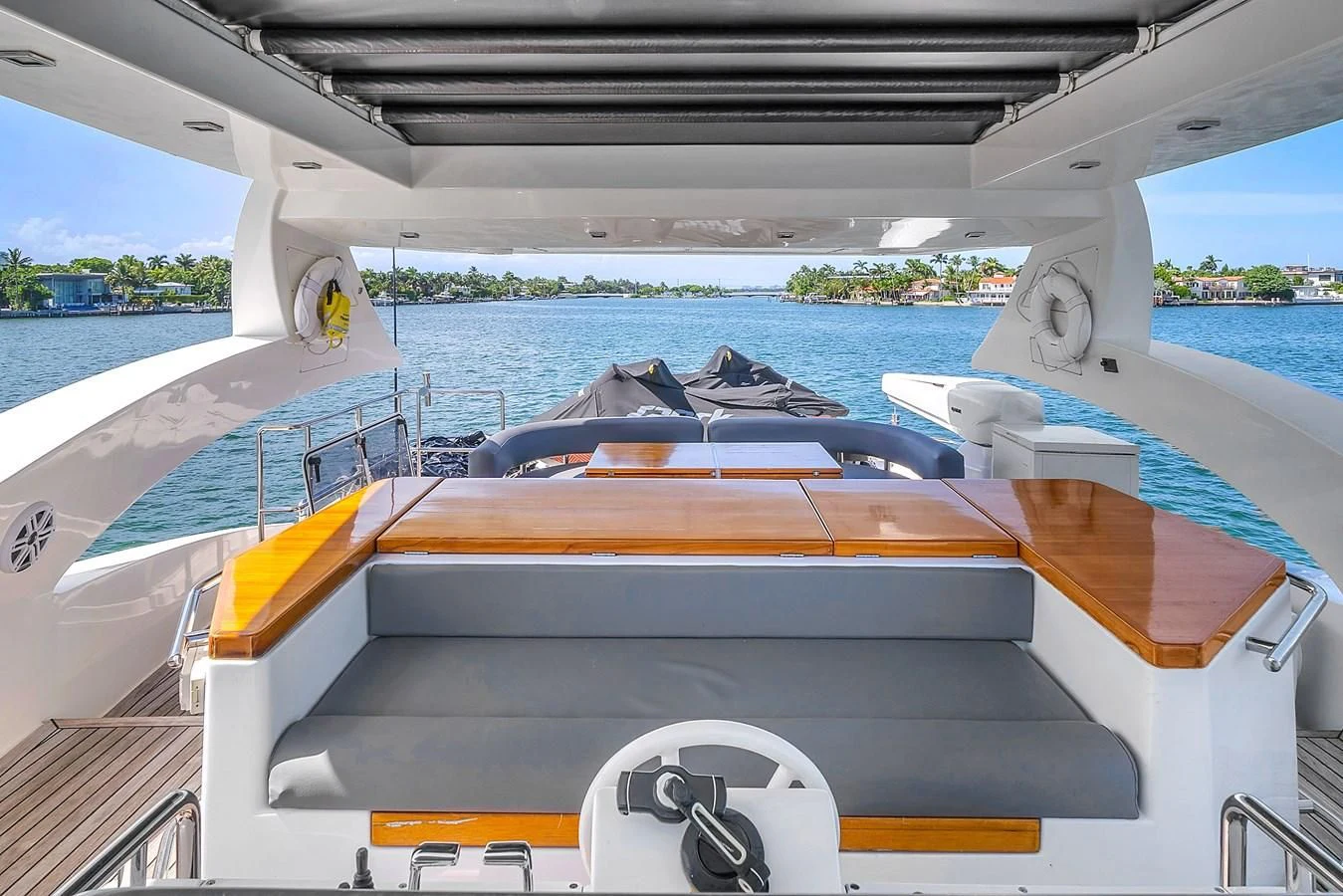 a boat on the water aboard AICON 85 Yacht for Sale