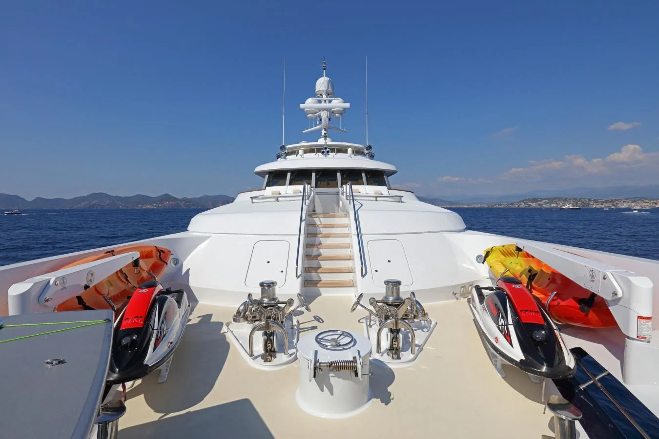 a boat on the water aboard HELIOS 2 Yacht for Sale