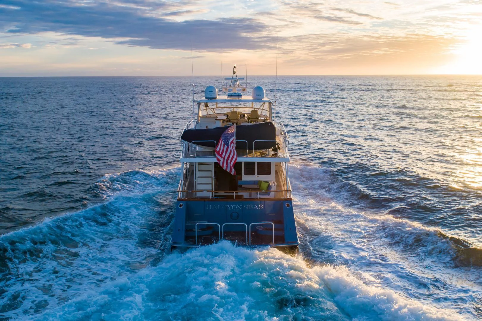 a boat in the water aboard HALCYON SEAS Yacht for Sale