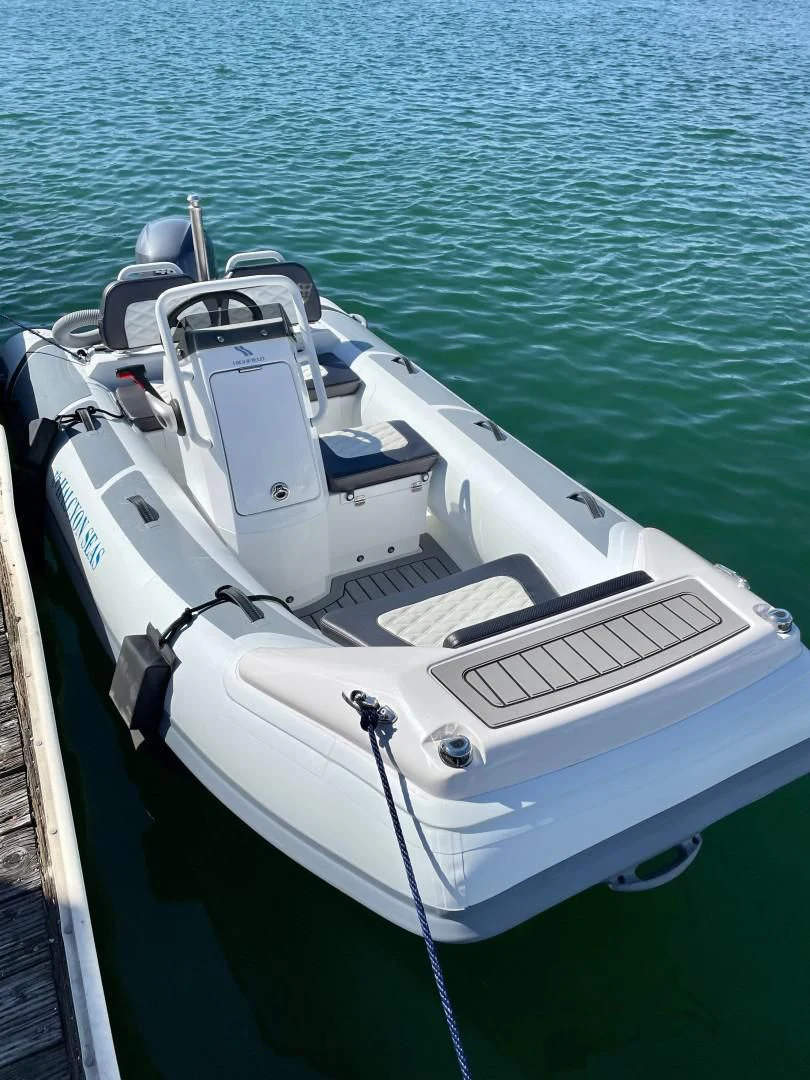 a boat on the water aboard HALCYON SEAS Yacht for Sale