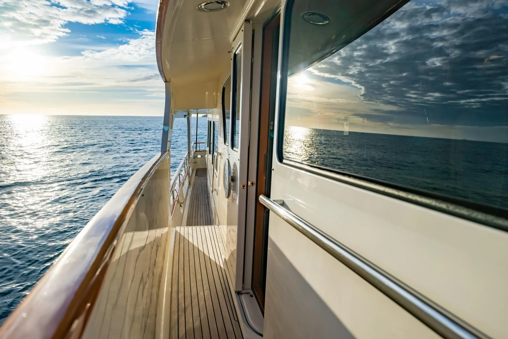 a boat on the water aboard HALCYON SEAS Yacht for Sale