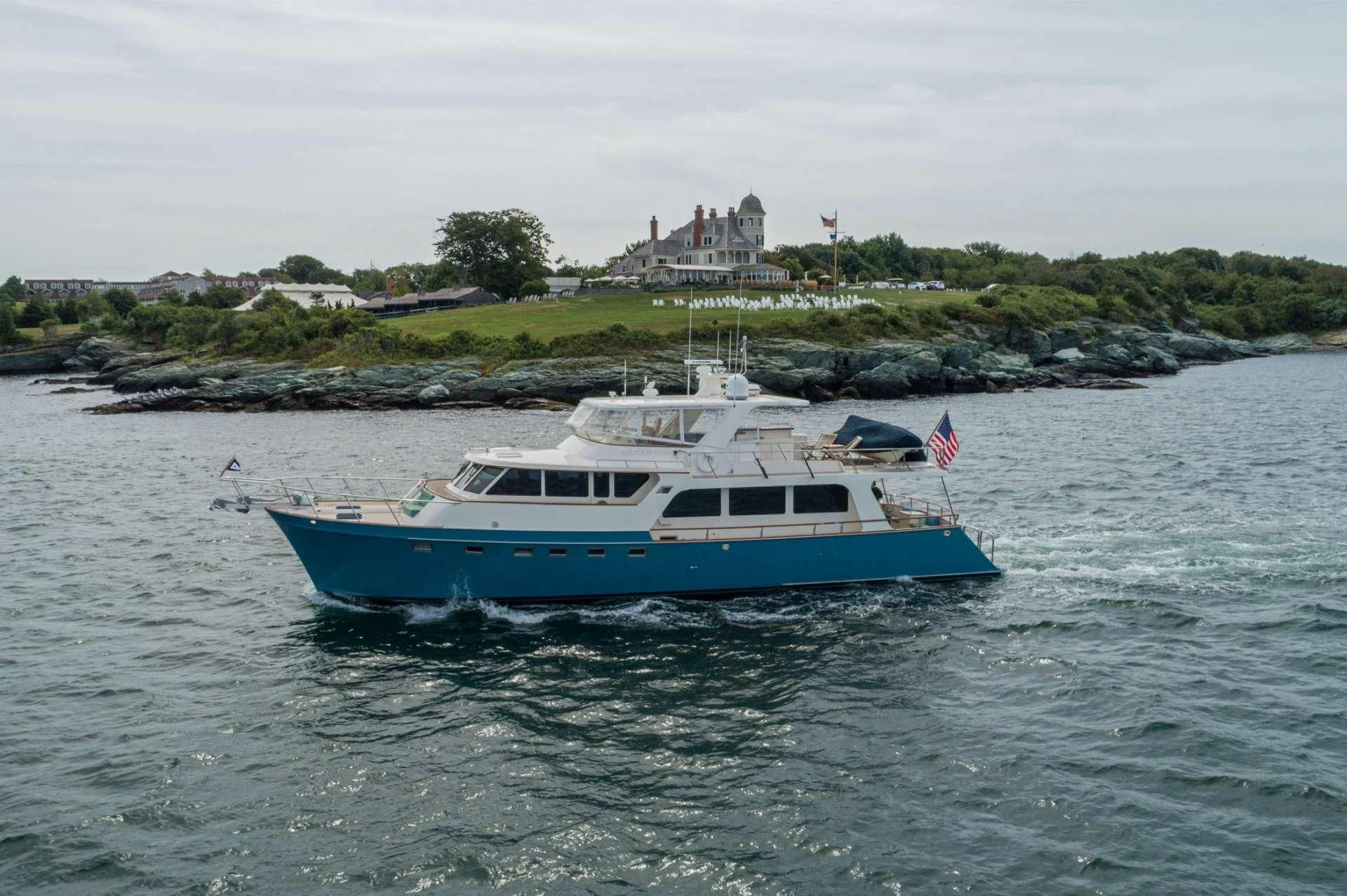 a boat on the water aboard HALCYON SEAS Yacht for Sale