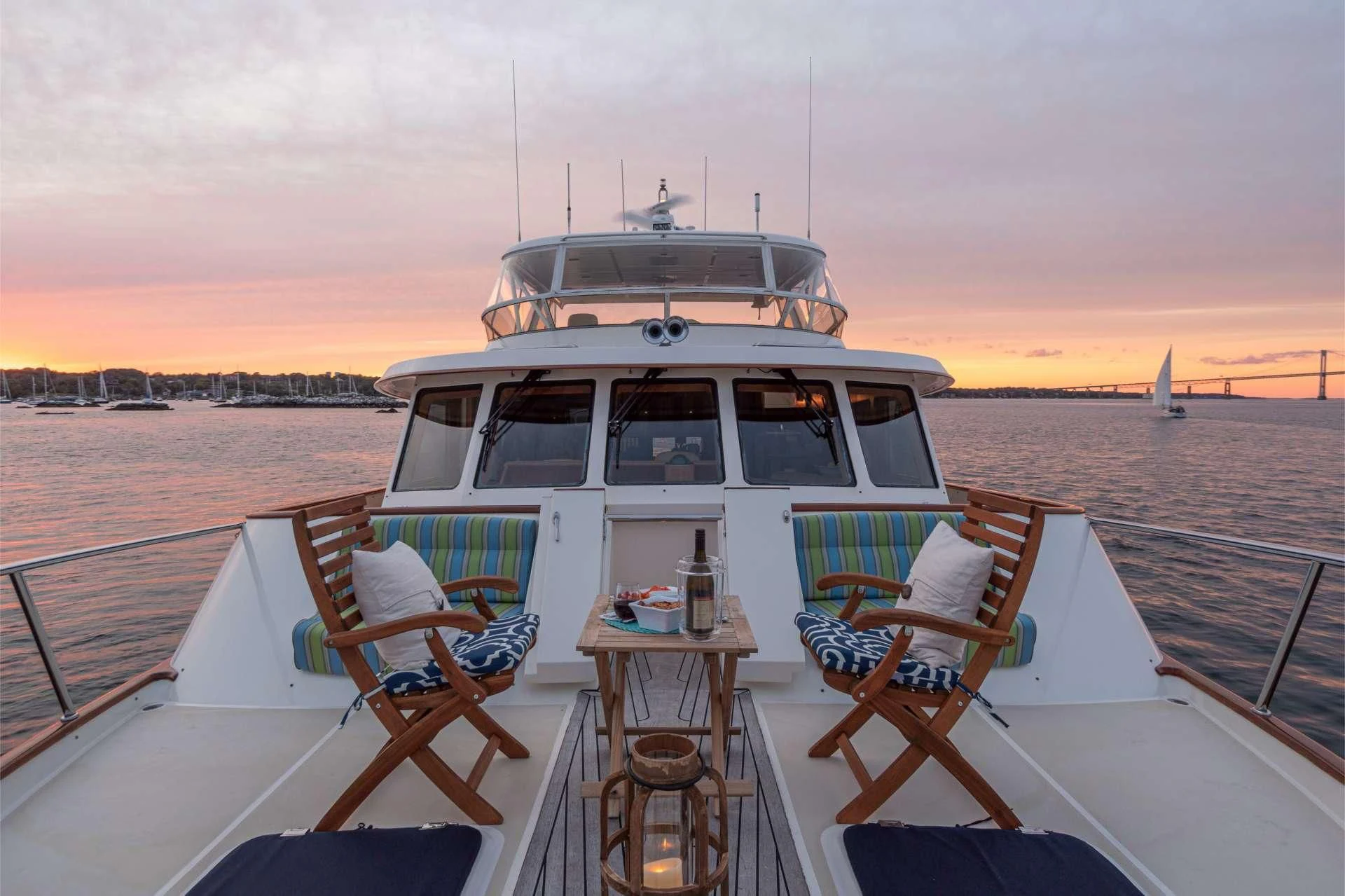 a boat on the water aboard HALCYON SEAS Yacht for Sale