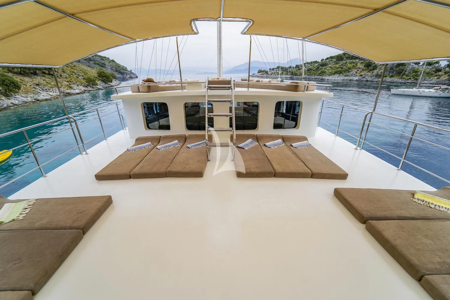 a boat on the water aboard TERSANE 8 Yacht for Sale