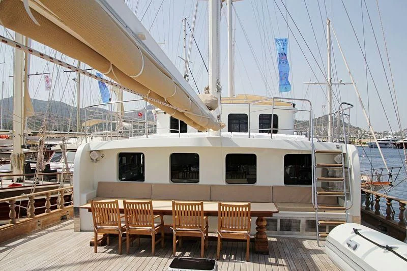 a boat on the water aboard TERSANE 8 Yacht for Sale
