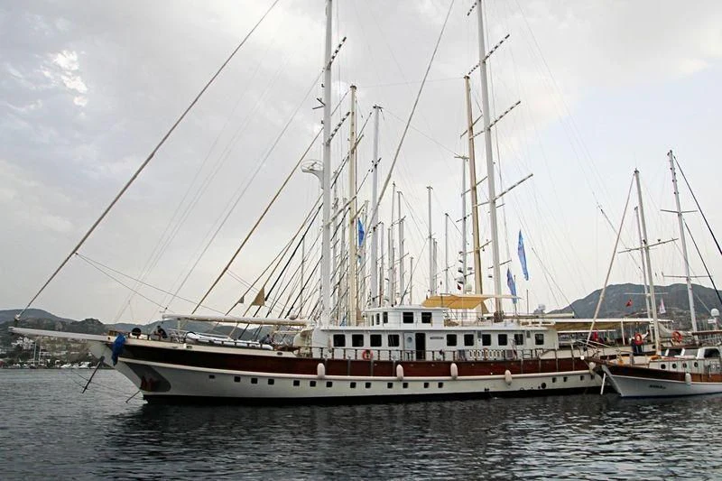 a boat in the water aboard TERSANE 8 Yacht for Sale