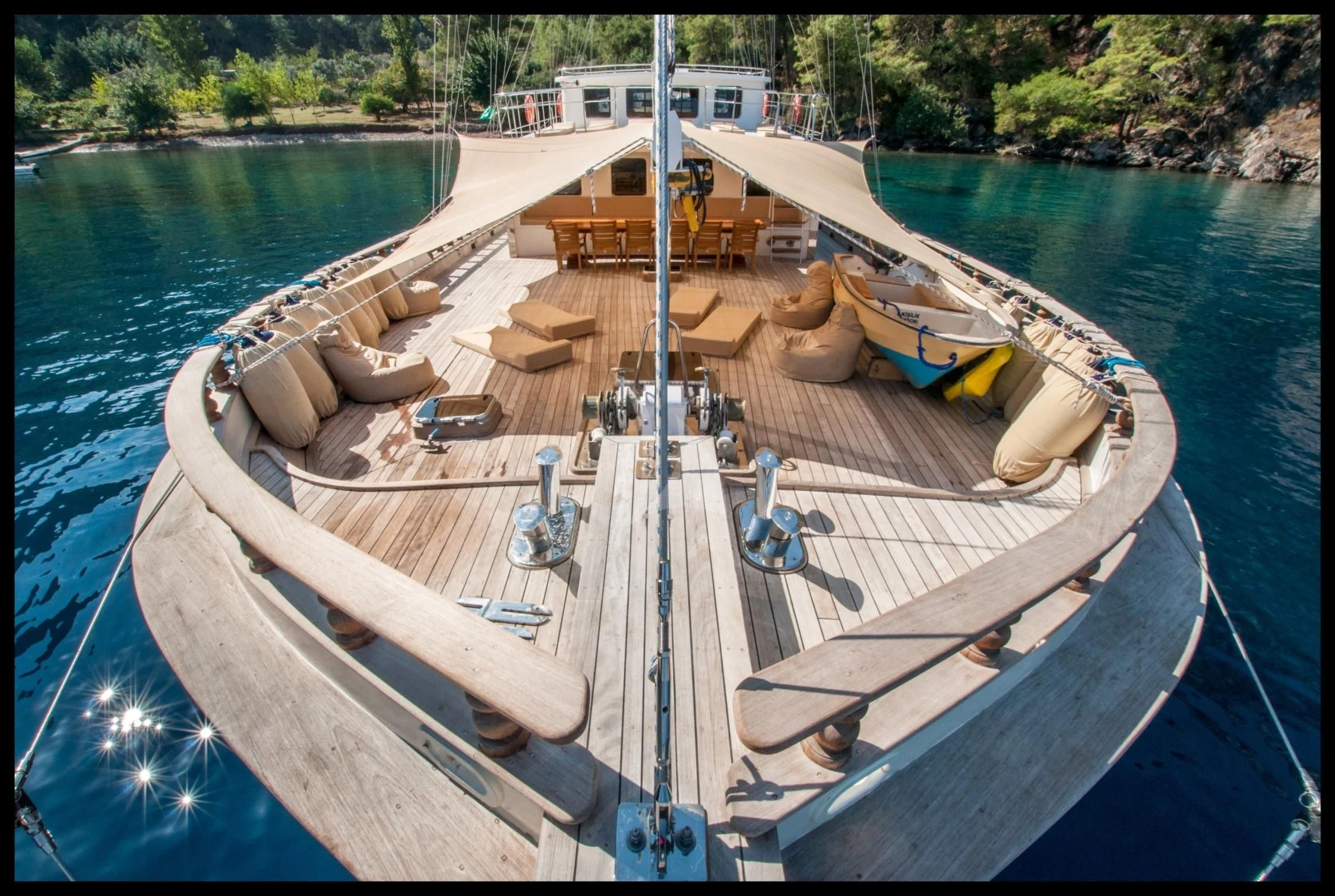 a boat on the water aboard TERSANE 8 Yacht for Sale