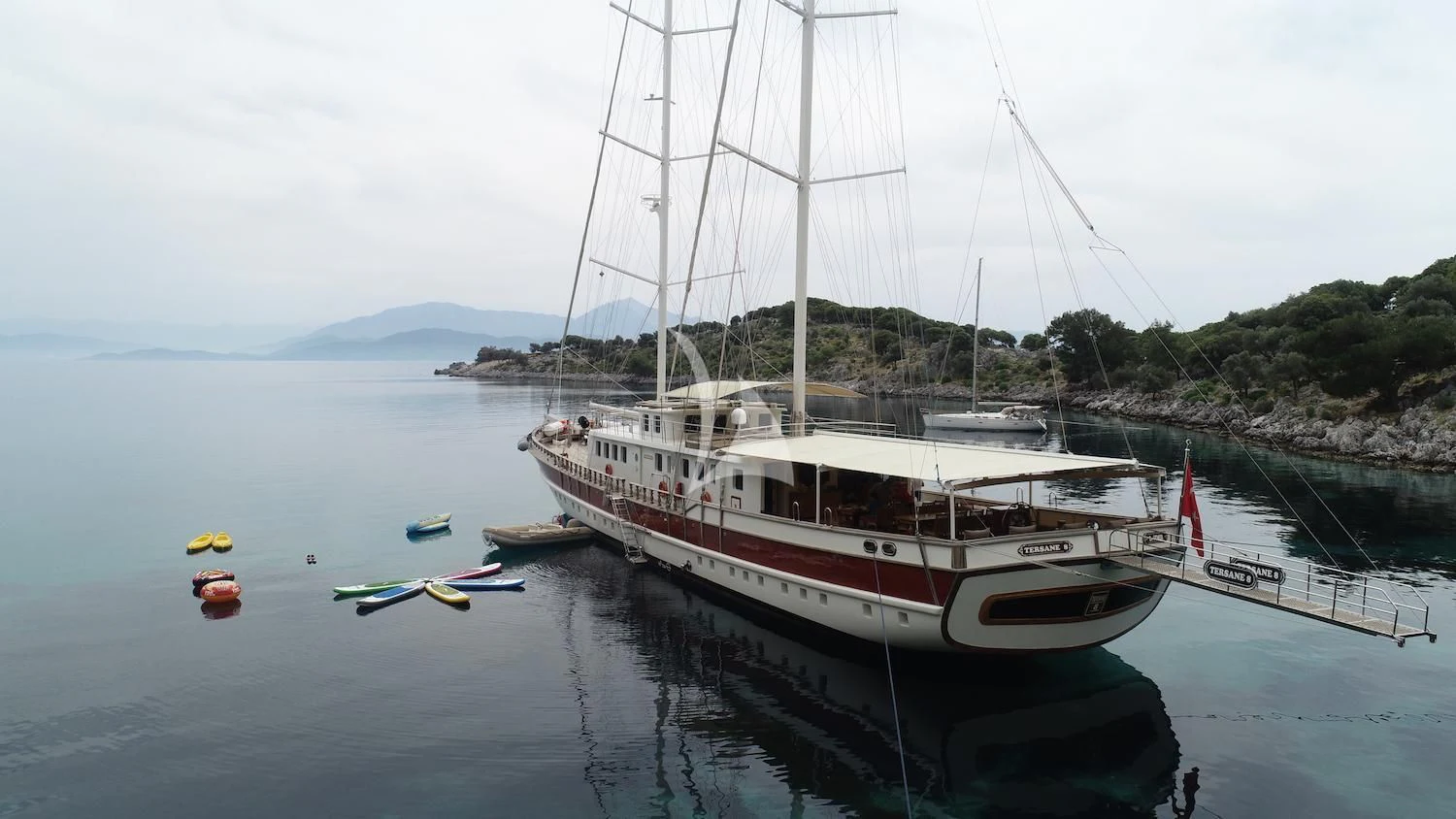 a boat in the water aboard TERSANE 8 Yacht for Sale