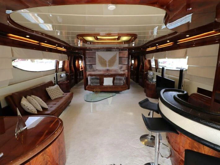 inside of a boat aboard MAX & ALE Yacht for Sale