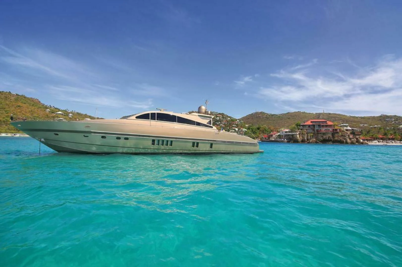 a boat in the water aboard TENDER TO Yacht for Sale