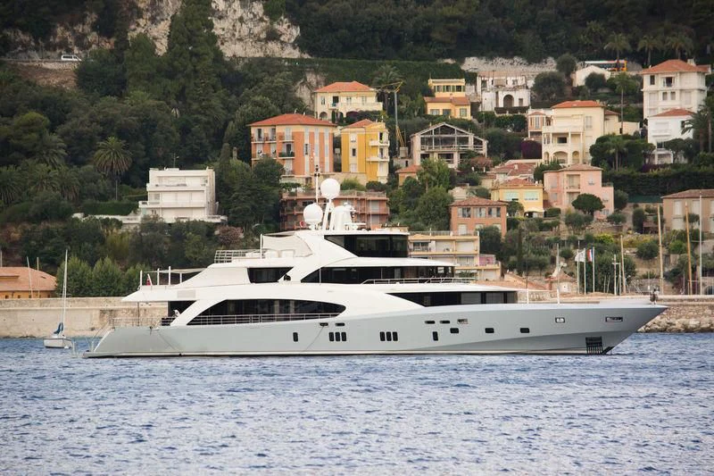 a boat on the water aboard BELONGERS Yacht for Sale