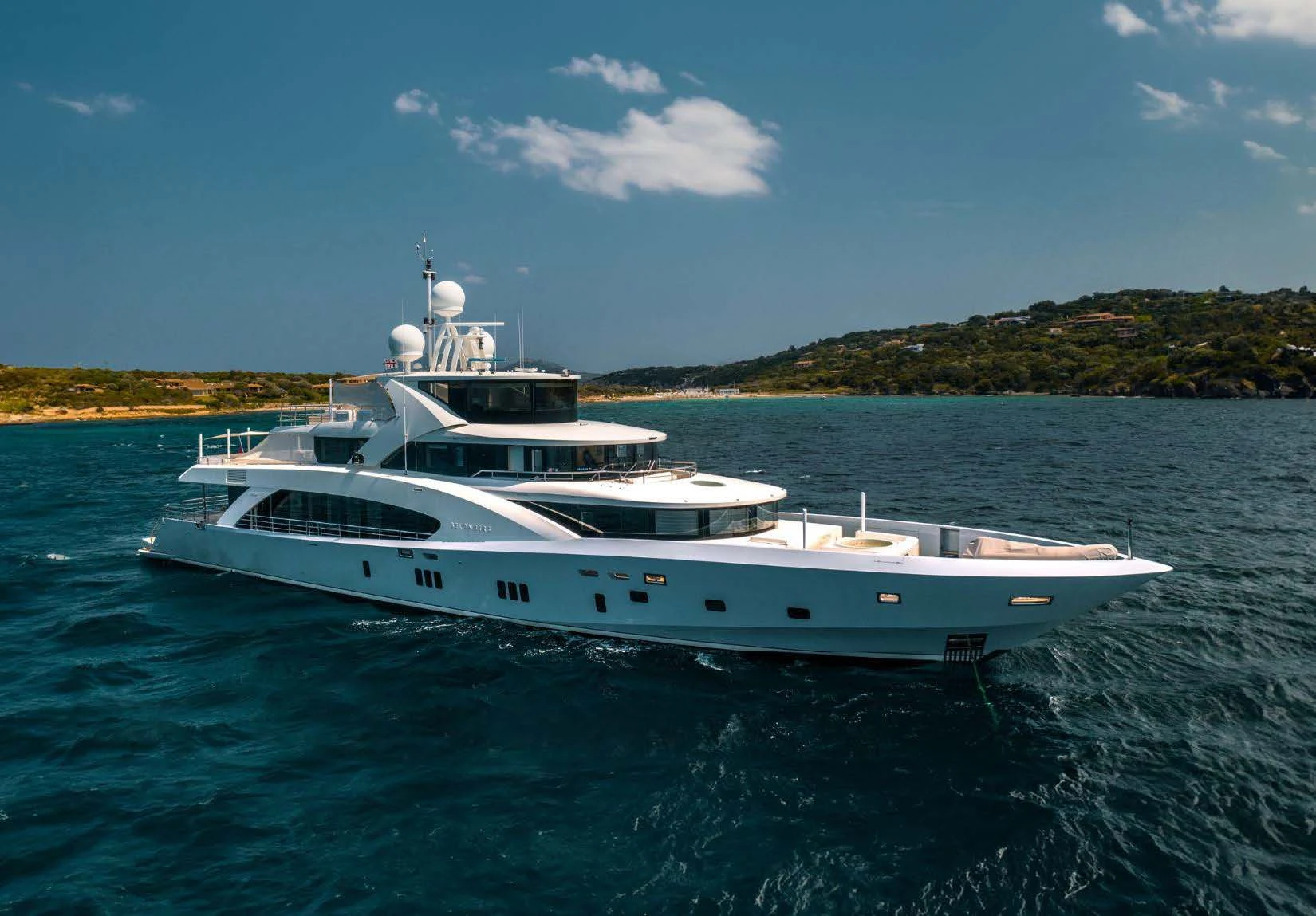 a boat on the water aboard BELONGERS Yacht for Sale
