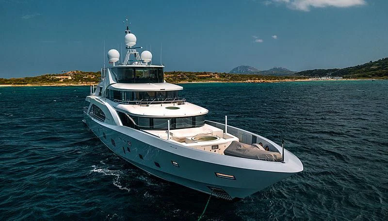 a boat in the water aboard BELONGERS Yacht for Sale