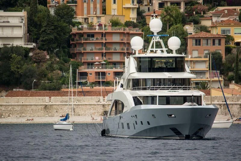 a boat on the water aboard BELONGERS Yacht for Sale