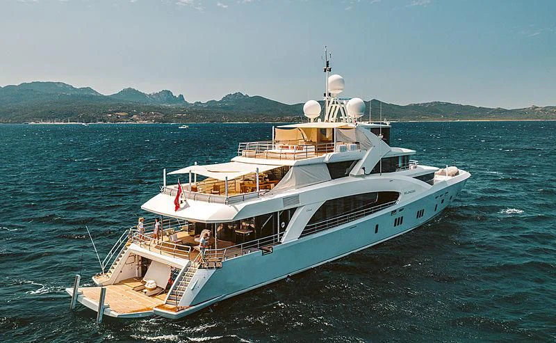 a boat in the water aboard BELONGERS Yacht for Sale