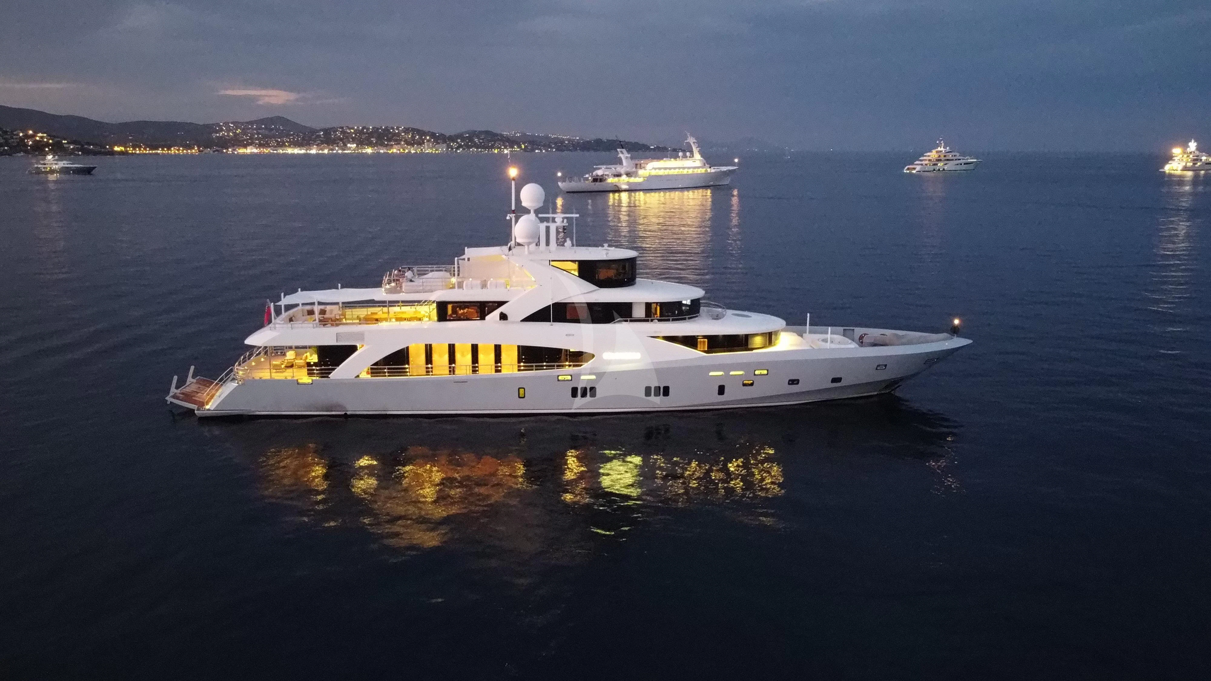 a boat in the water aboard BELONGERS Yacht for Sale