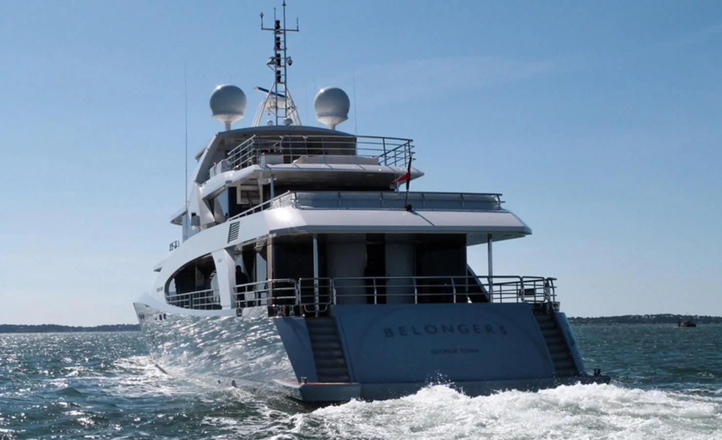 a boat in the water aboard BELONGERS Yacht for Sale
